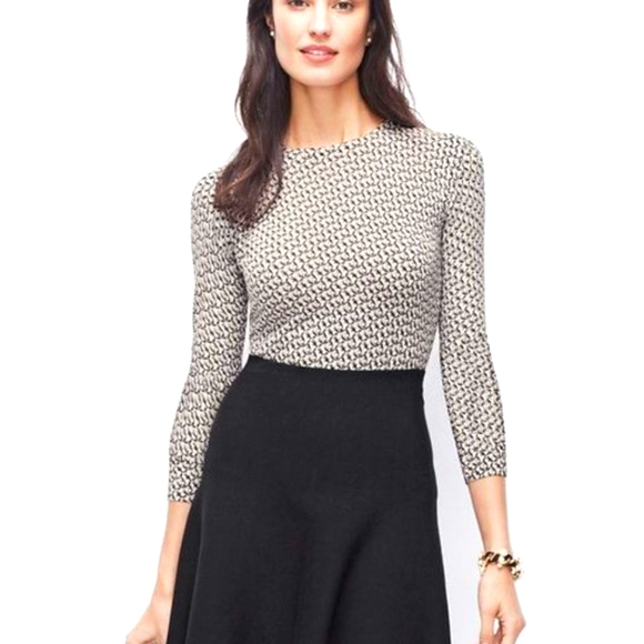 antler print light sweater | Ann Taylor - Picture 6 of 6